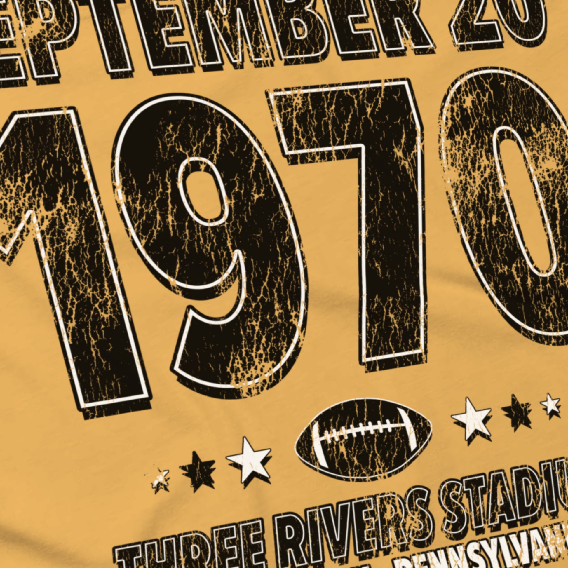 Angle — Pittsburgh Football – September 20, 1970 – Comfort Colors