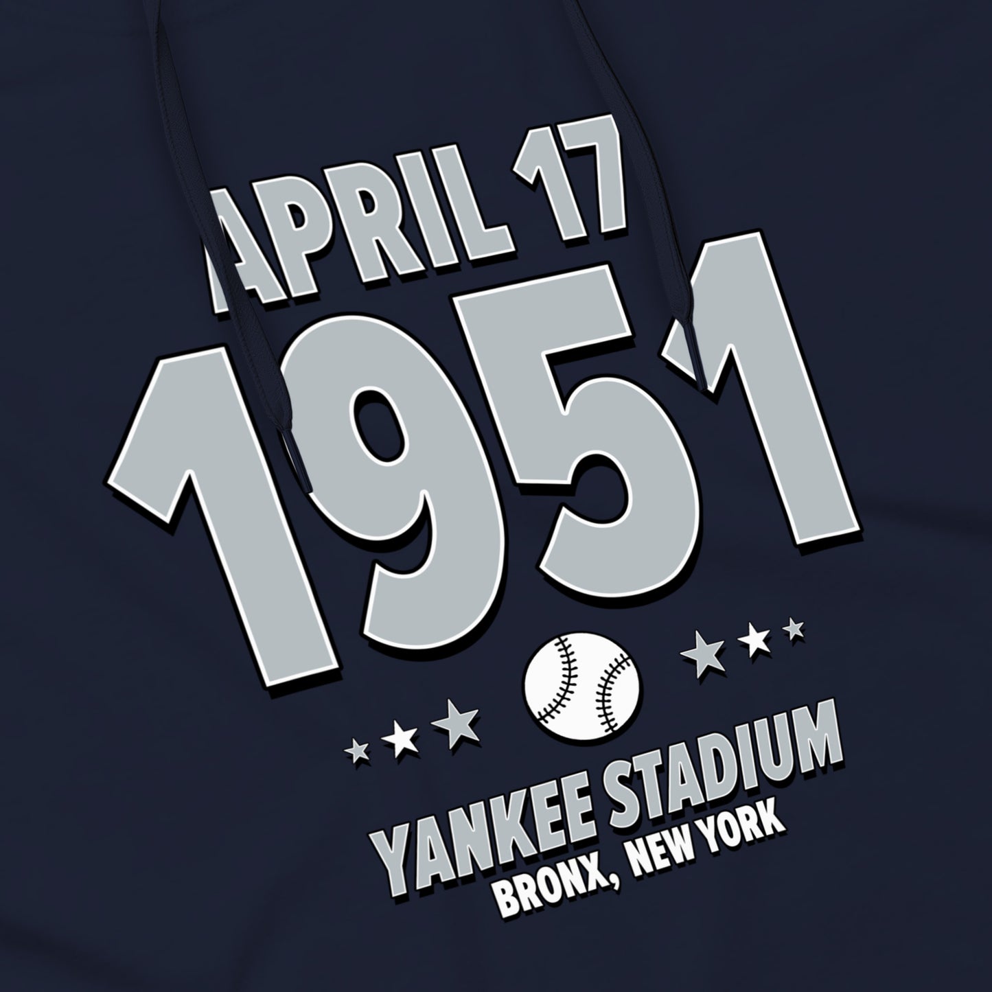 New York Baseball – April 17, 1951 – Hoodie