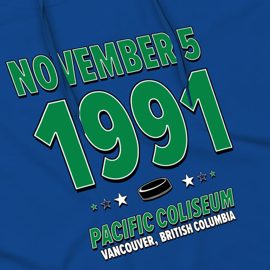 Vancouver Hockey – September 5, 1991 – Hoodie