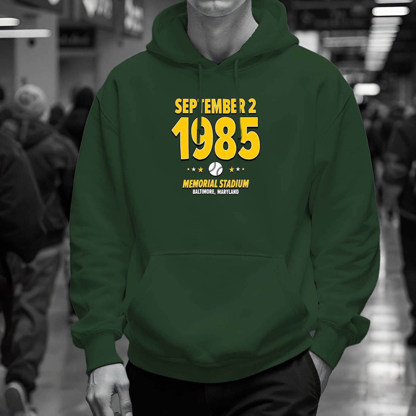 Oakland Baseball – September 2, 1985 – Hoodie