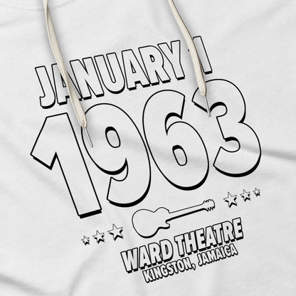 Kingston Vibes – 1963 – Hoodie (Black & White)