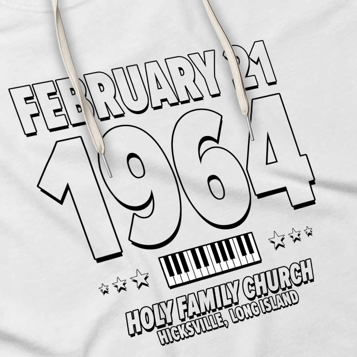 Long Island Serenade – 1964 – Hoodie (Black & White)