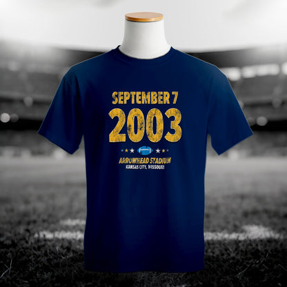 San Diego Football – September 7, 2003 – Comfort Colors