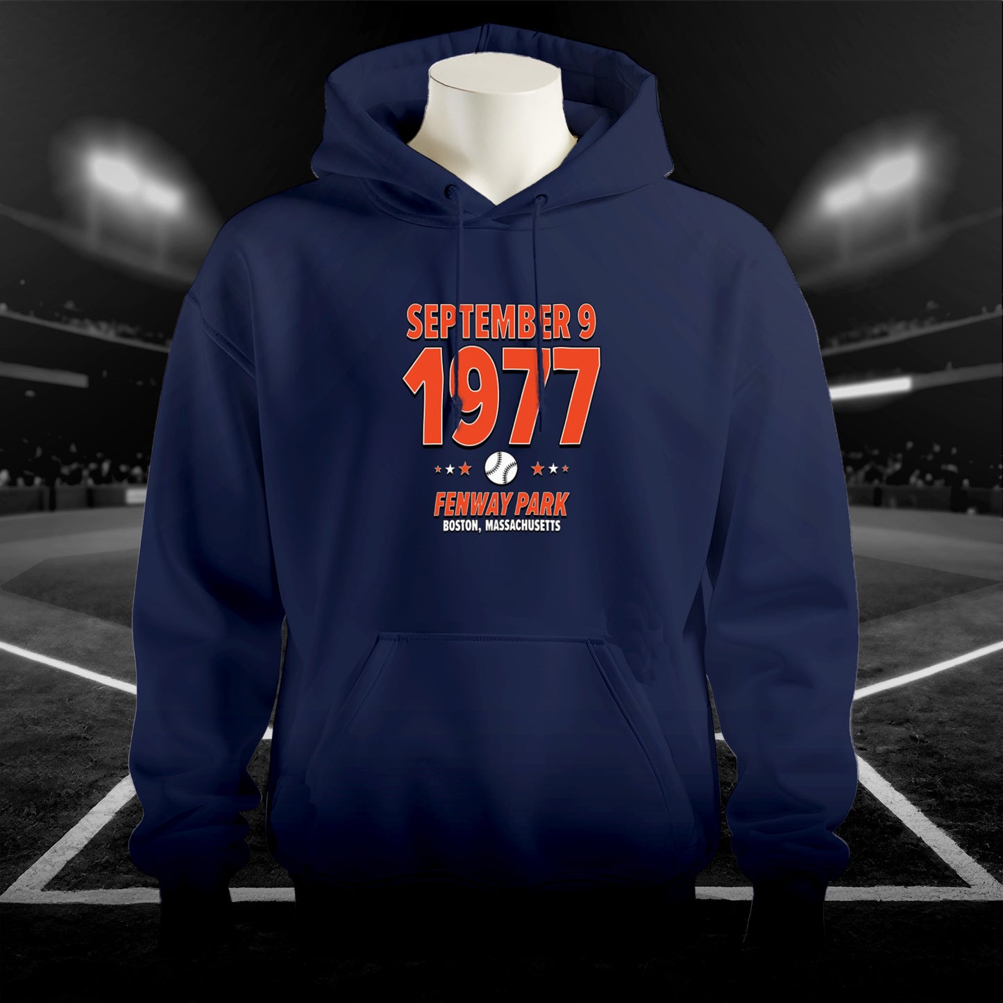 Detroit Baseball – September 9, 1977 – Hoodie