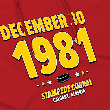 Calgary Hockey – December 30, 1981 – Hoodie