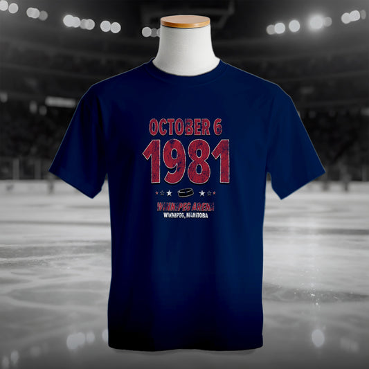 Winnipeg Hockey – October 6, 1981 – Comfort Colors