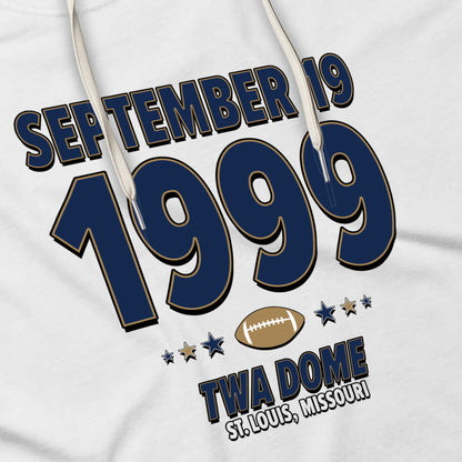 St. Louis Football – September 19, 1999 – Hoodie (Black & White)