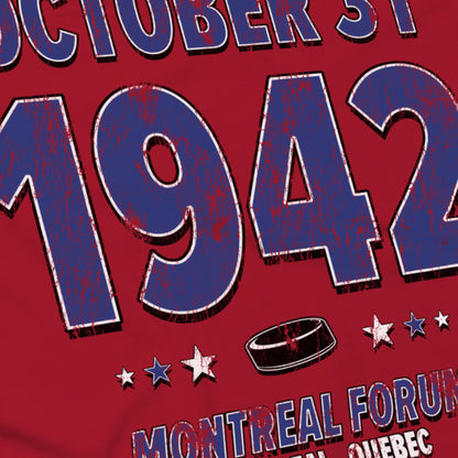 Montreal Hockey – October 31, 1942 – Comfort Colors