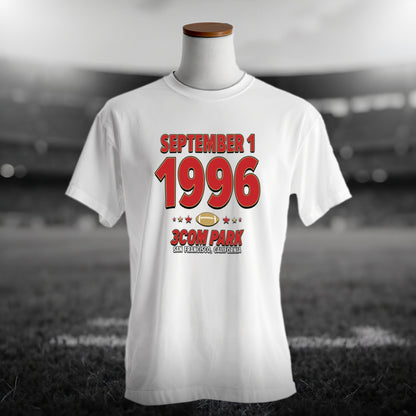 San Francisco Football – September 1, 1996 – Origin Tee (Black & White)