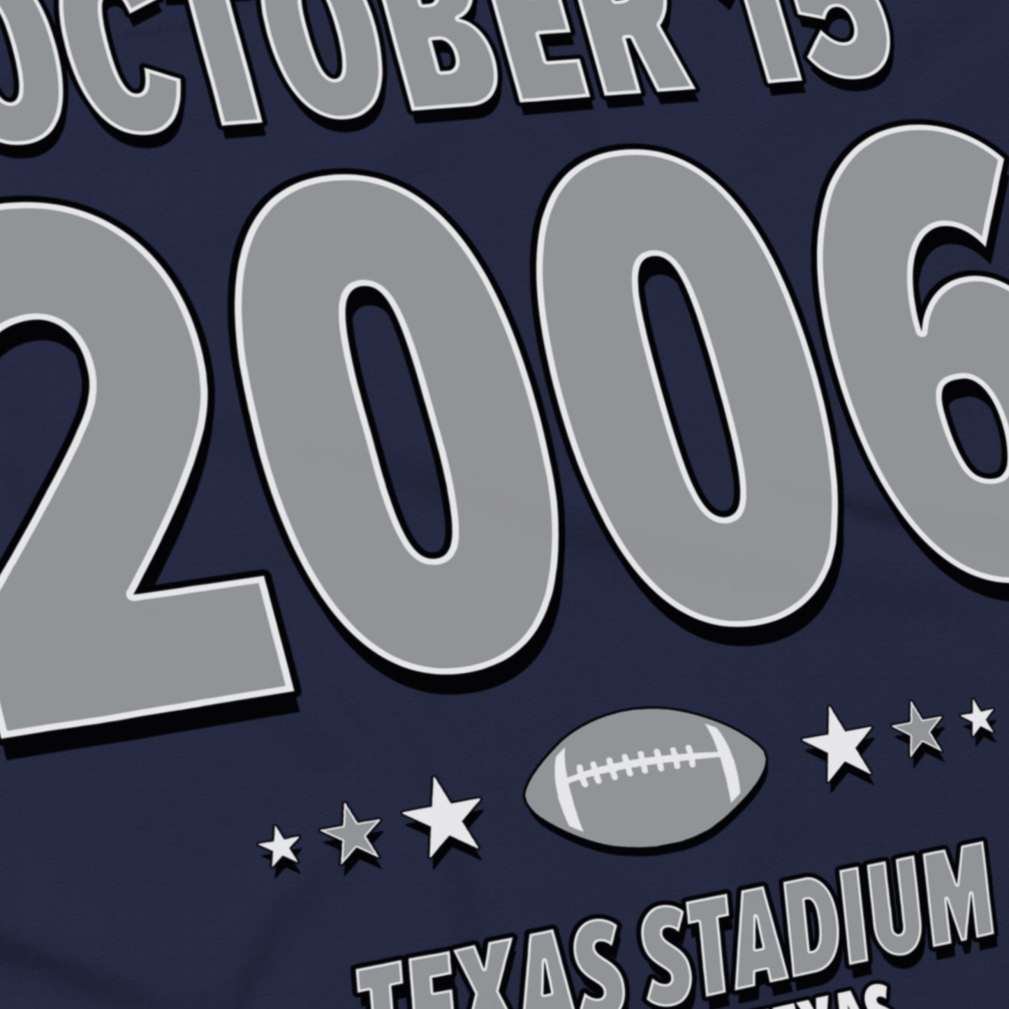 Dallas Football – October 15, 2006 – Origin Tee