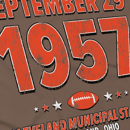 Cleveland Football – September 29, 1957 – Comfort Colors