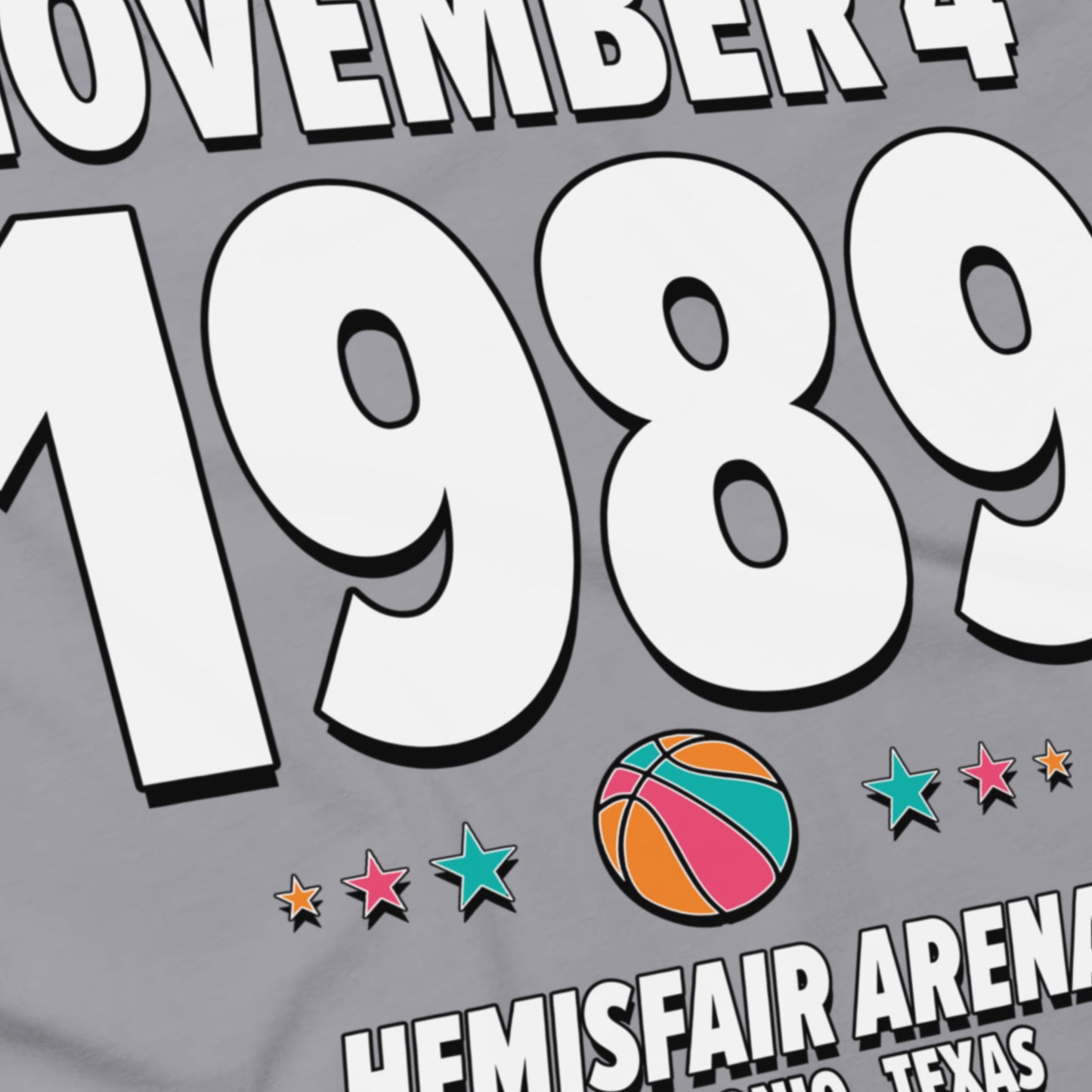 San Antonio Basketball – November 4, 1989 – Origin Tee