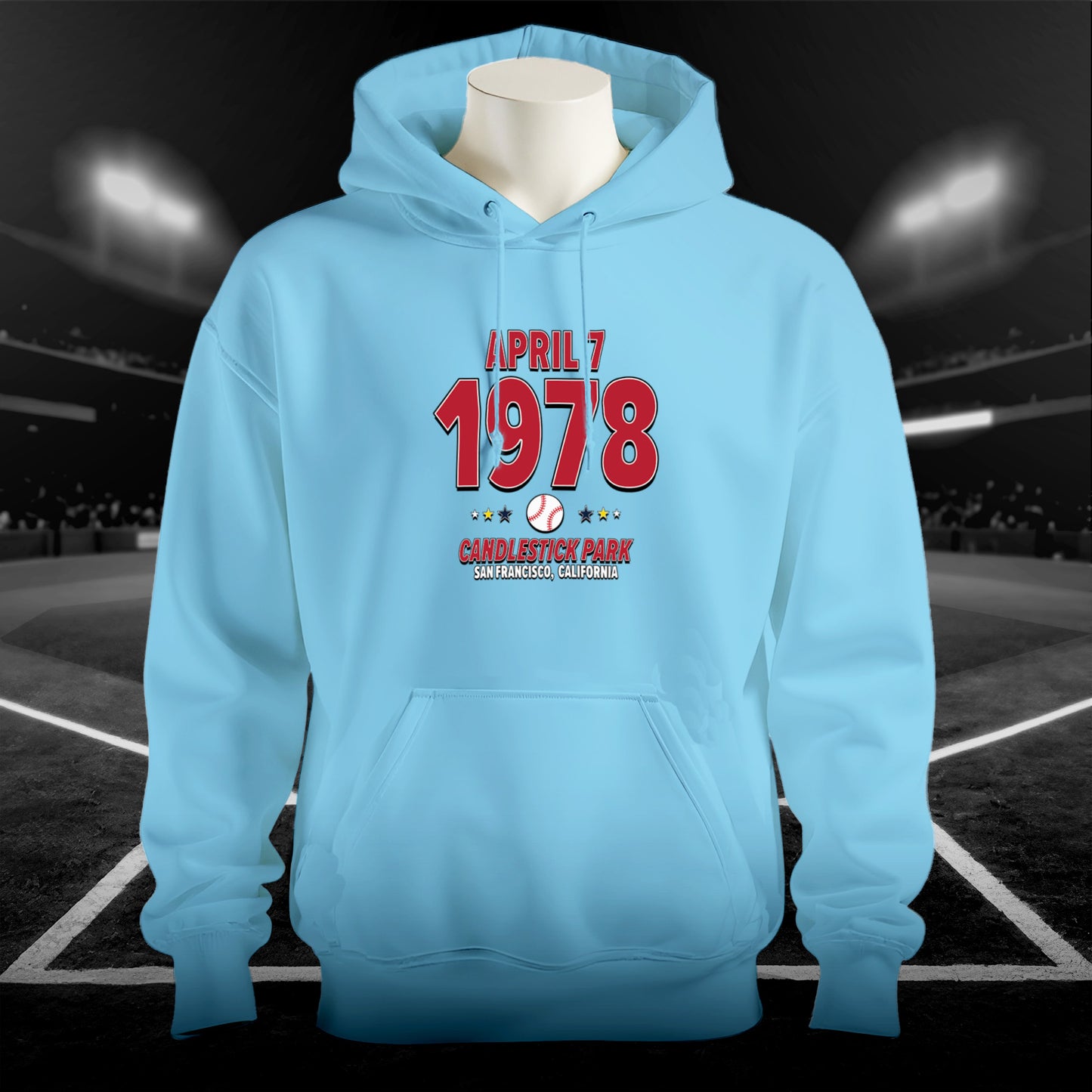 St. Louis Baseball – April 7, 1978 – Hoodie