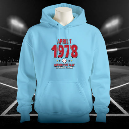 St. Louis Baseball – April 7, 1978 – Hoodie