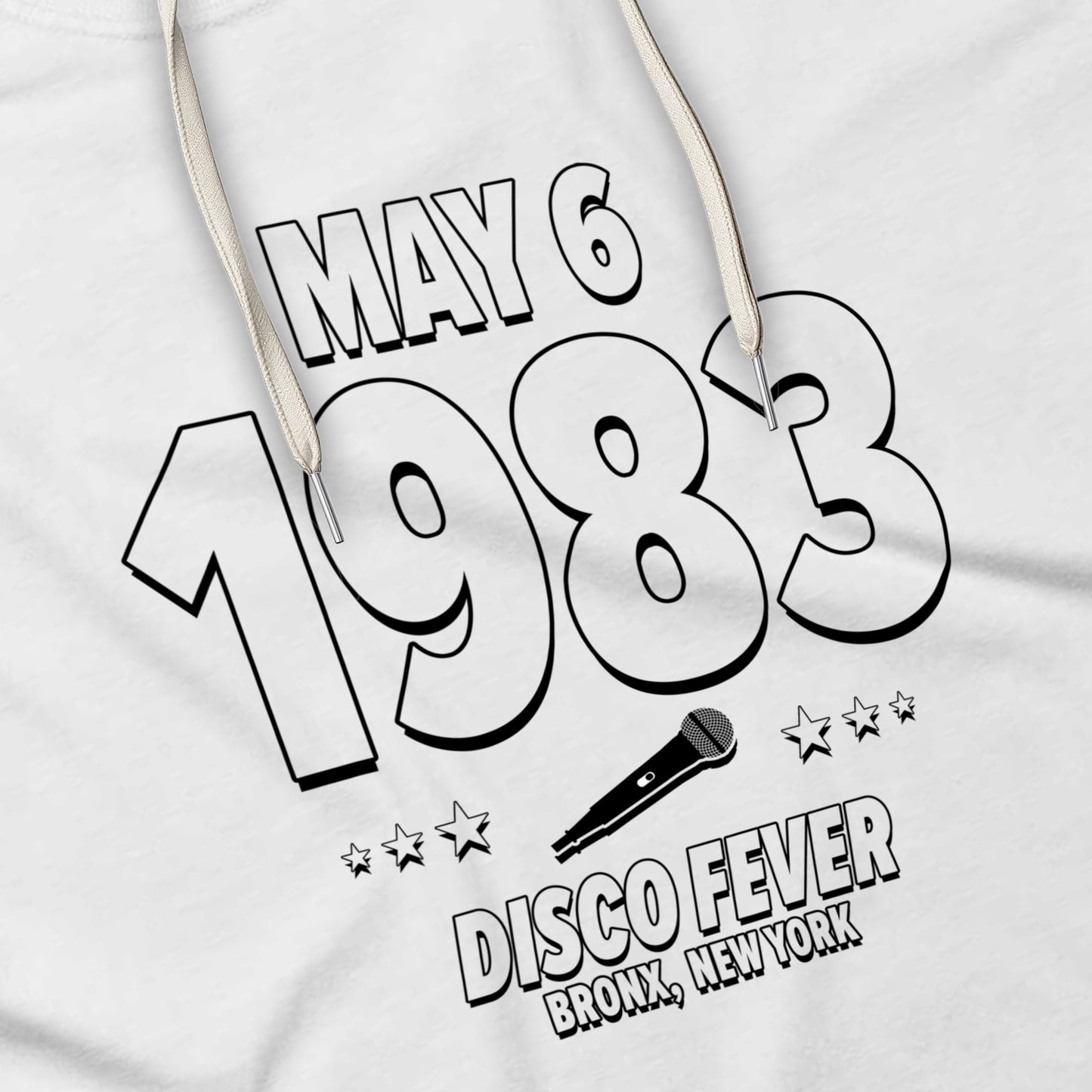 Kings from Queens – 1983 – Hoodie (Black & White)