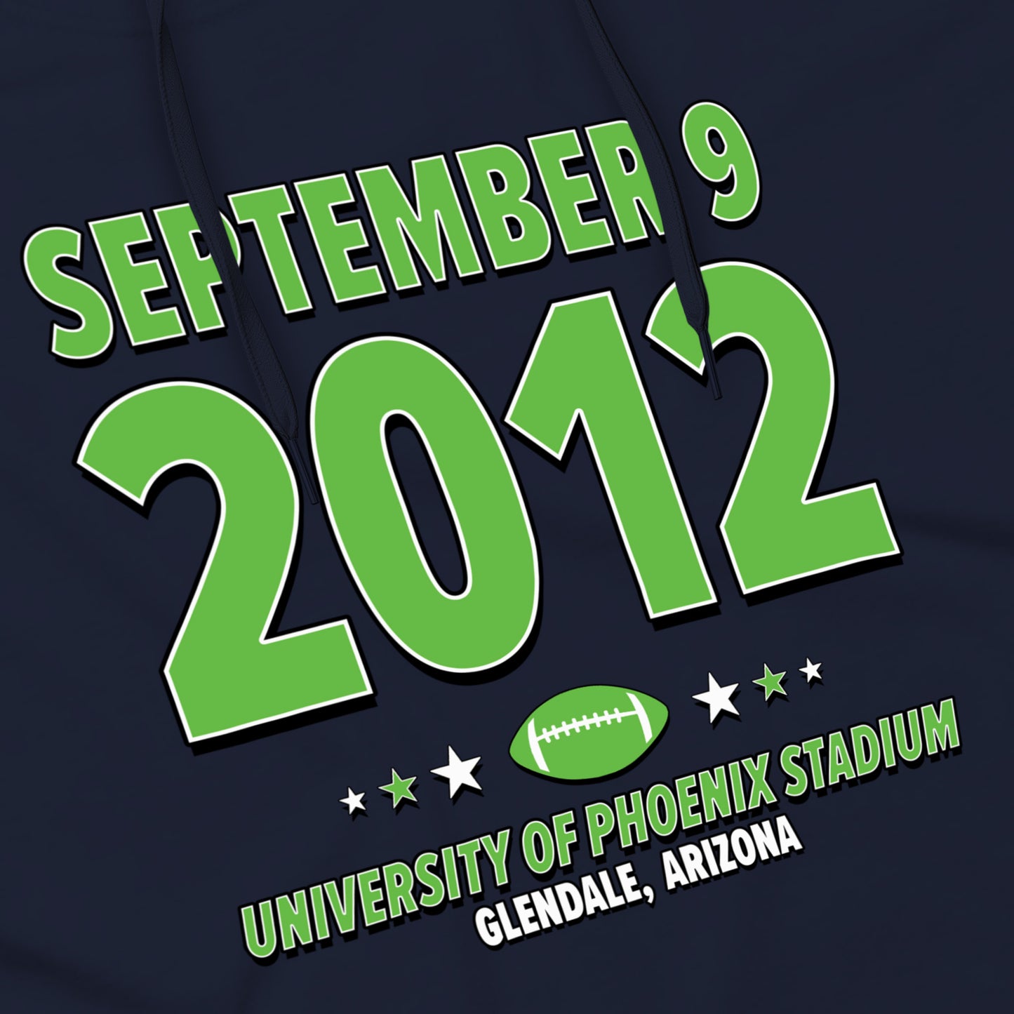 Seattle Football – September 9, 2012 – Hoodie