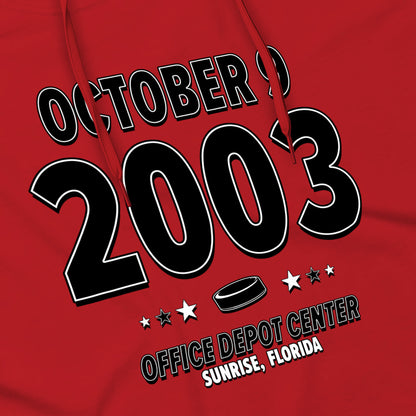 Carolina Hockey – October 9, 2003 – Hoodie