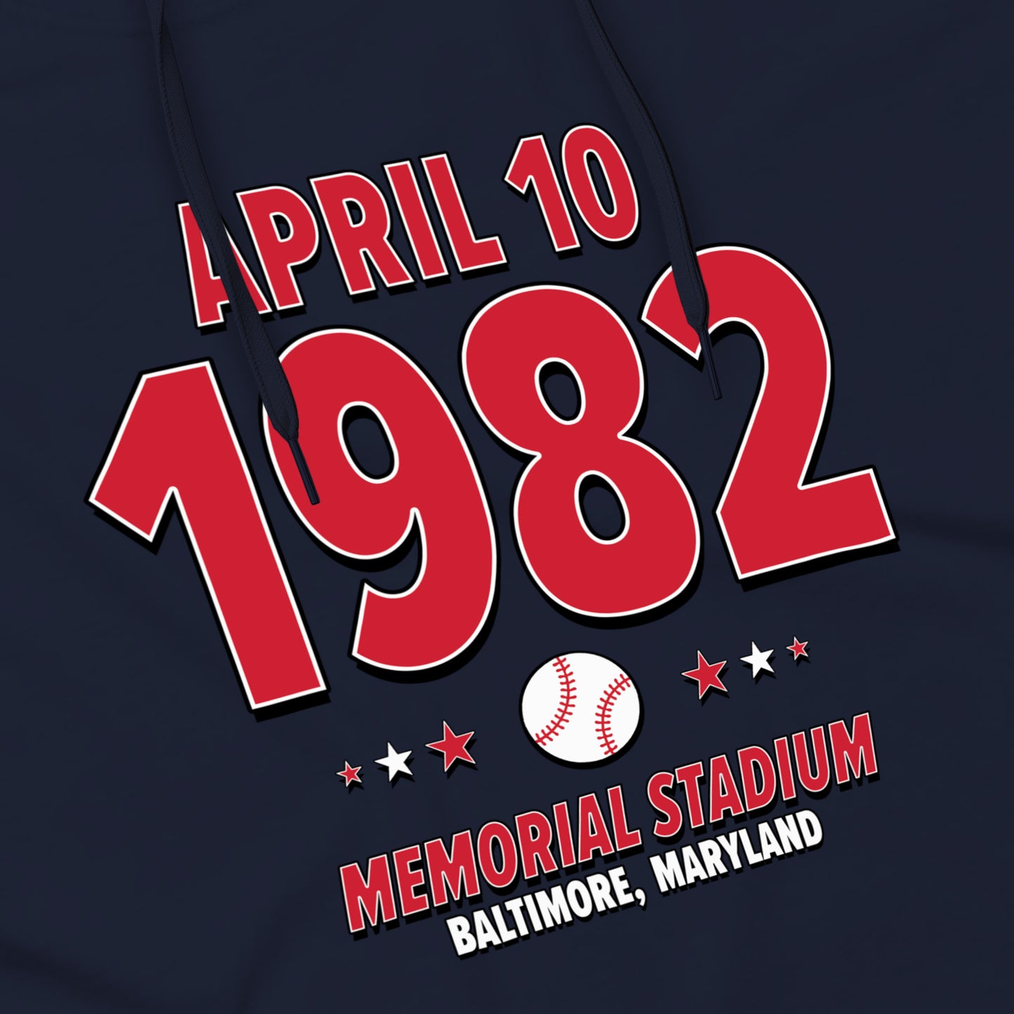 Boston Baseball – April 10, 1982 – Hoodie
