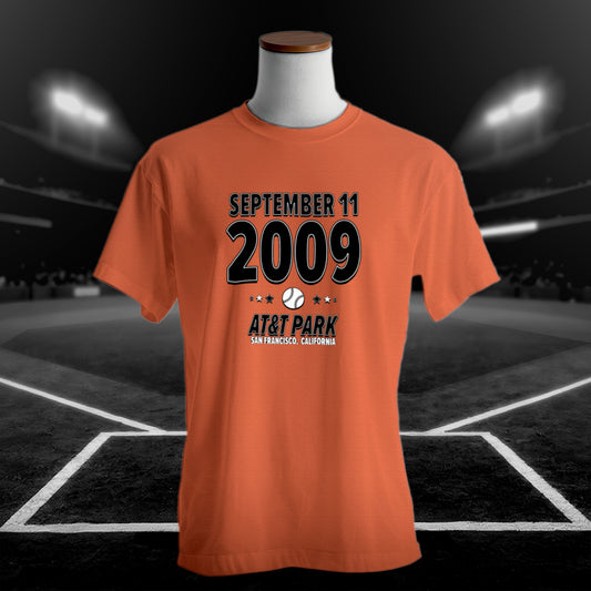San Francisco Baseball – September 11, 2009 – Origin Tee