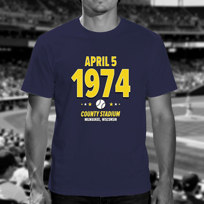 Milwaukee Baseball – April 5, 1974 – Origin Tee