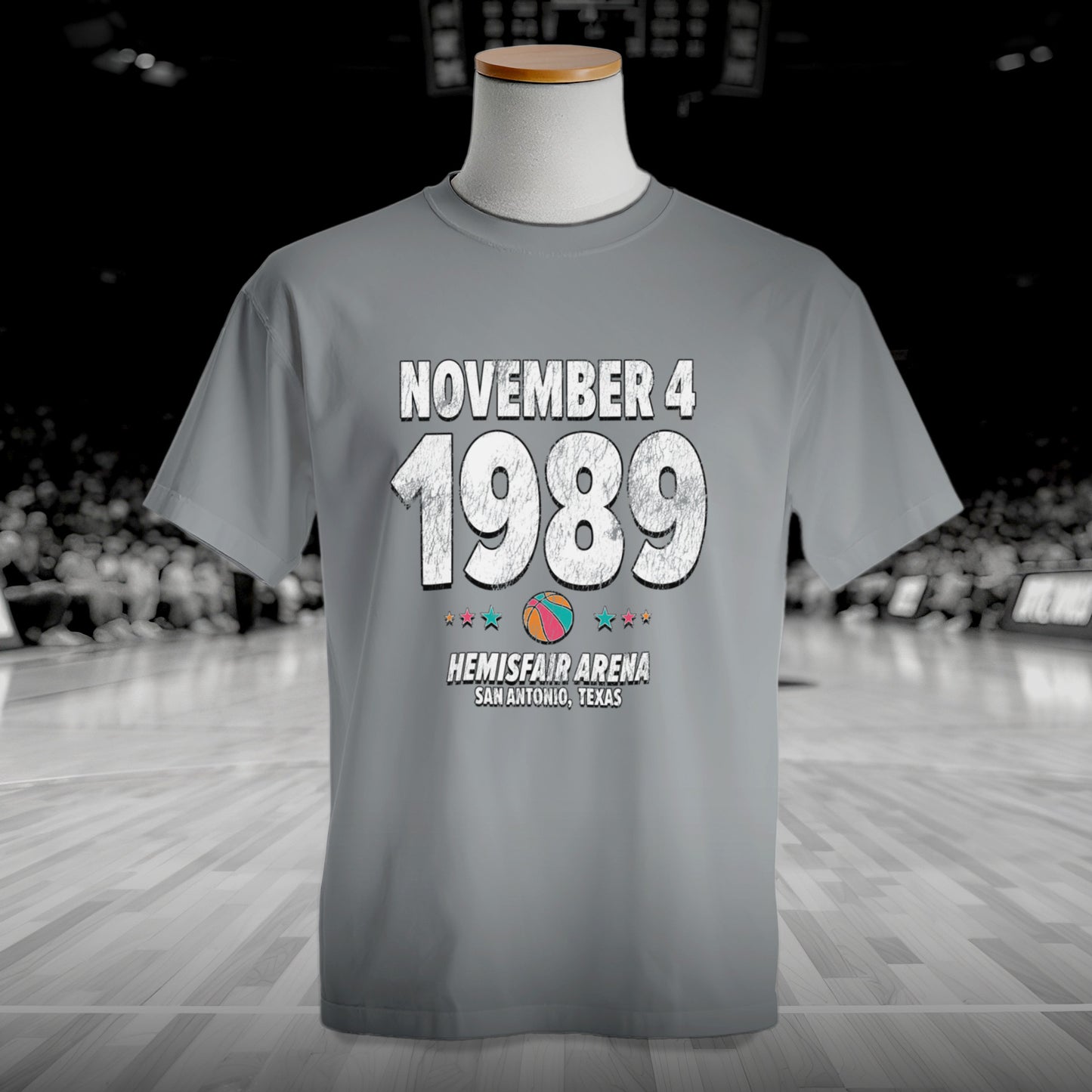 Hero — San Antonio Basketball – November 4, 1989 – Comfort Colors