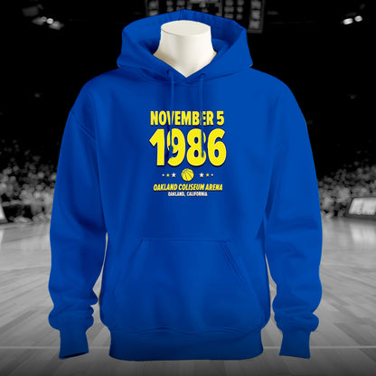 Golden State Basketball – November 6, 1985 – Hoodie