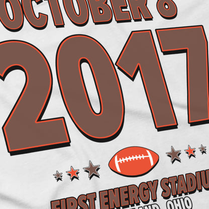 Cleveland Football – October 8, 2017 – Origin Tee (Black & White)