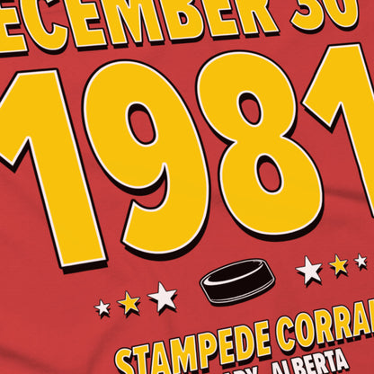 Calgary Hockey – December 30, 1981 – Origin Tee