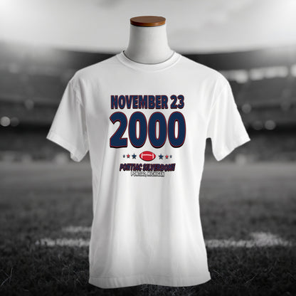 New England Football – November 23, 2000 – Origin Tee (Black & White)