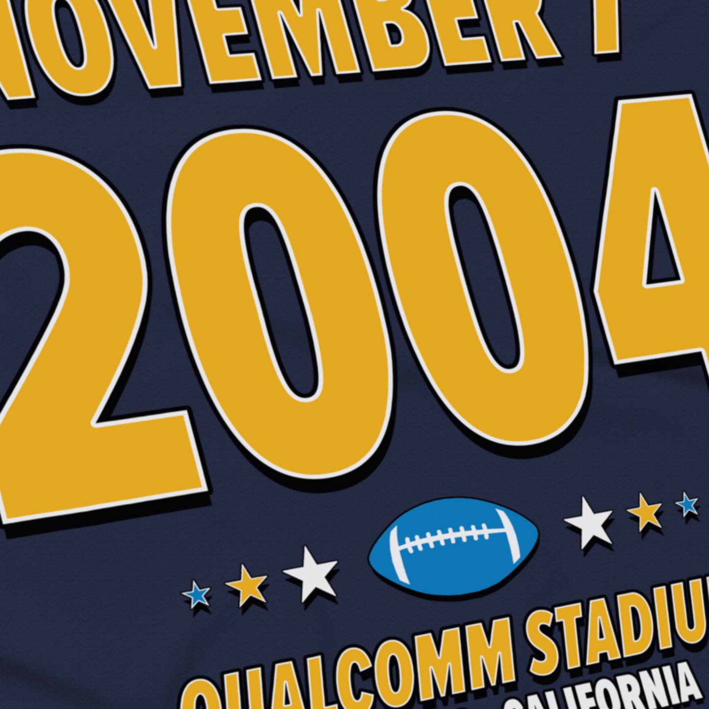 San Diego Football – November 7, 2004 – Origin Tee