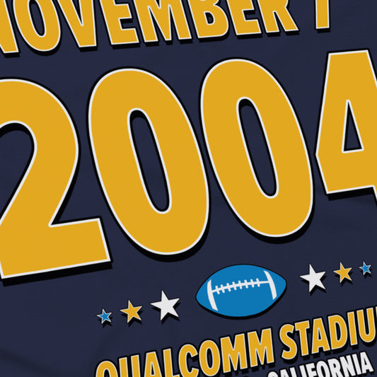 San Diego Football – November 7, 2004 – Origin Tee