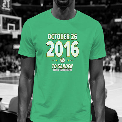 Boston Basketball – October 26, 2016 – Origin Tee