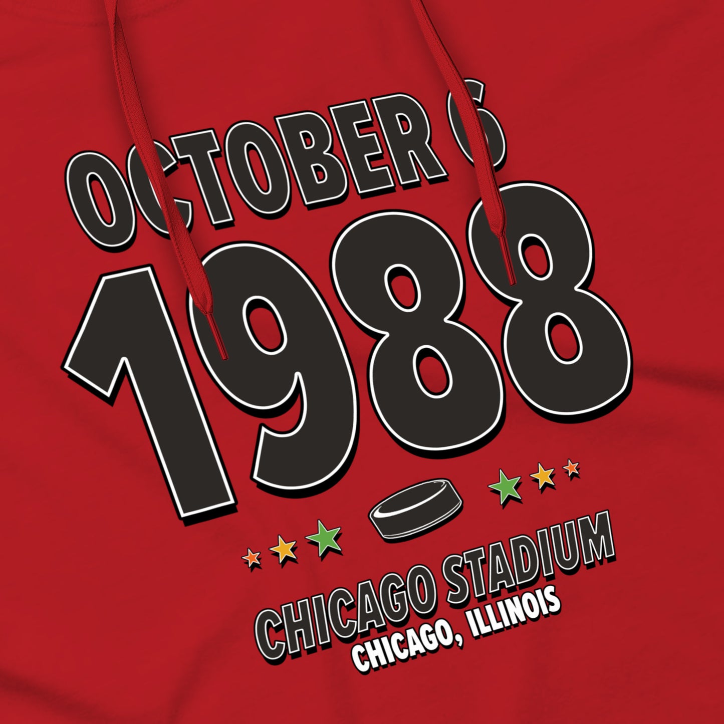 Chicago Hockey – October 6, 1988 – Hoodie