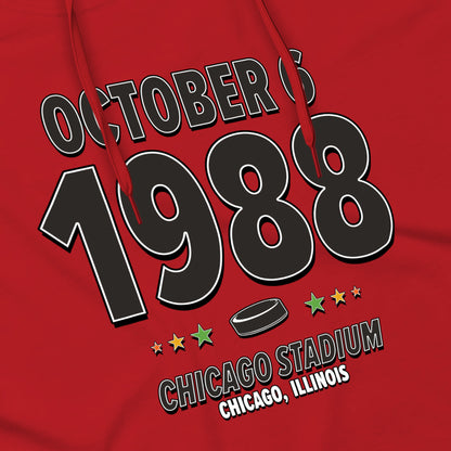 Chicago Hockey – October 6, 1988 – Hoodie