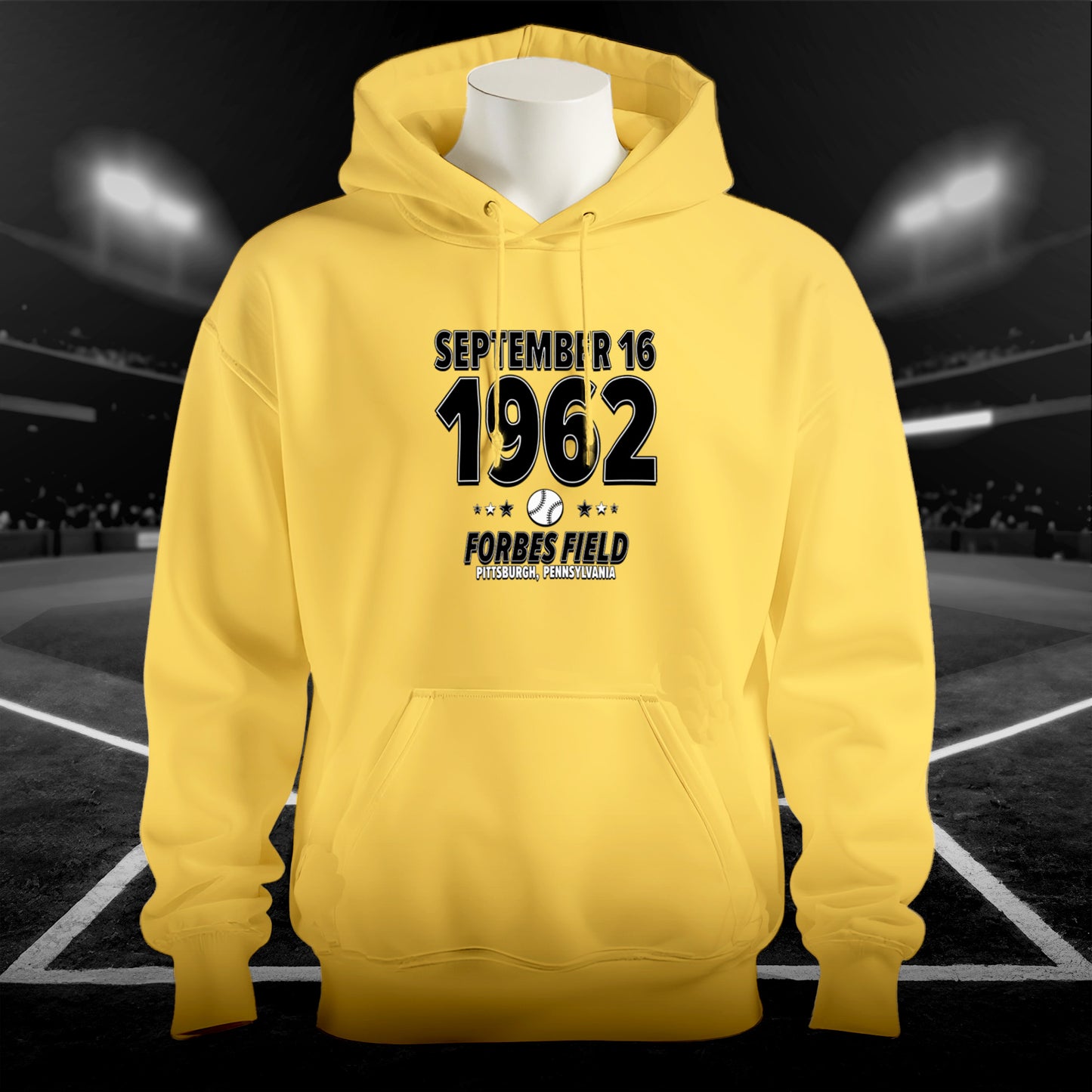 Pittsburgh Baseball – September 16, 1962 – Hoodie