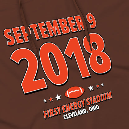Cleveland Football – September 9, 2018 – Hoodie