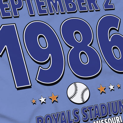 Kansas City Baseball – September 2, 1986 – Origin Tee