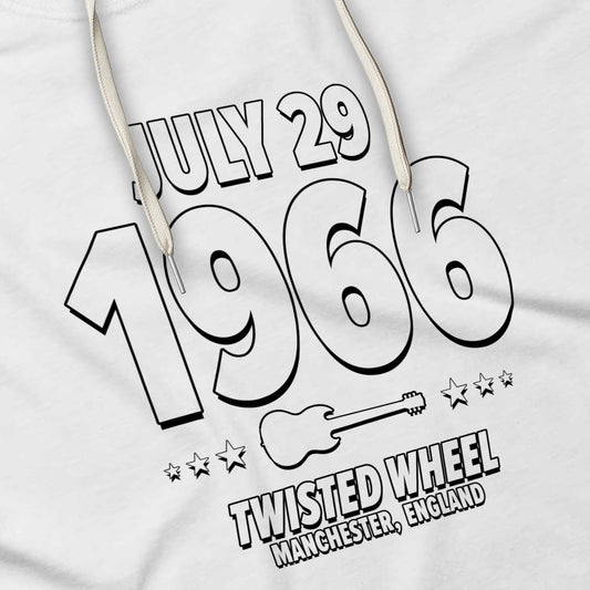 Supergroup Origin – 1966 – Hoodie (Black & White)