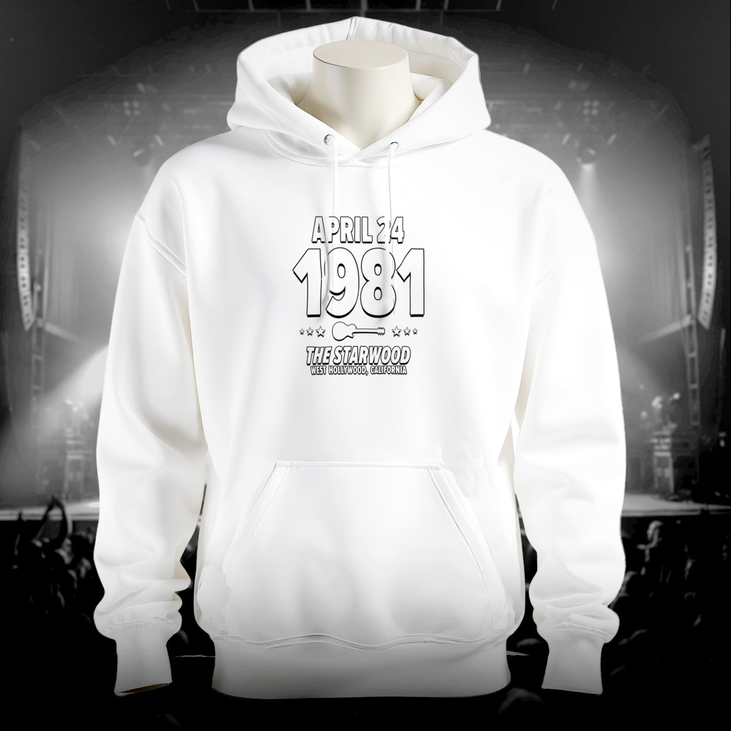 Strip Chaos – 1981 – Hoodie (Black & White)