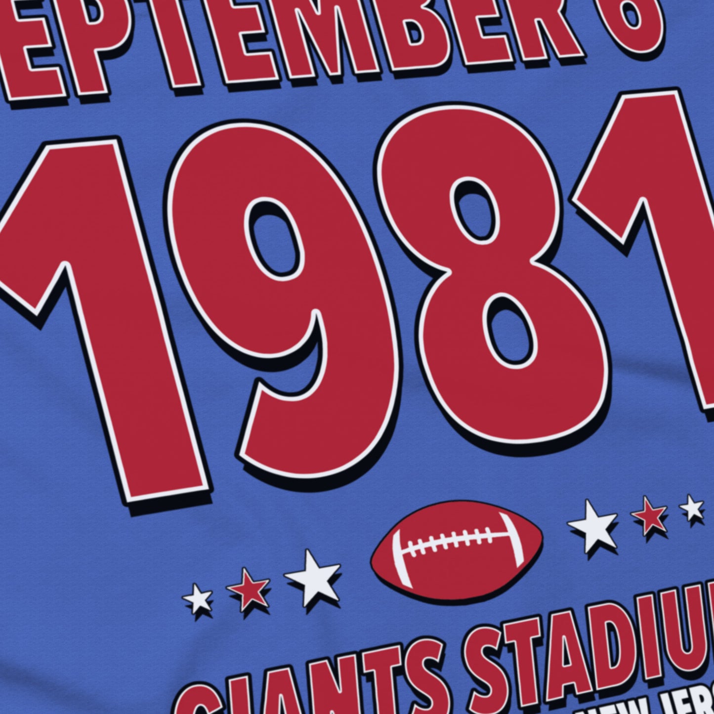 New York Football – September 6, 1981 – Origin Tee