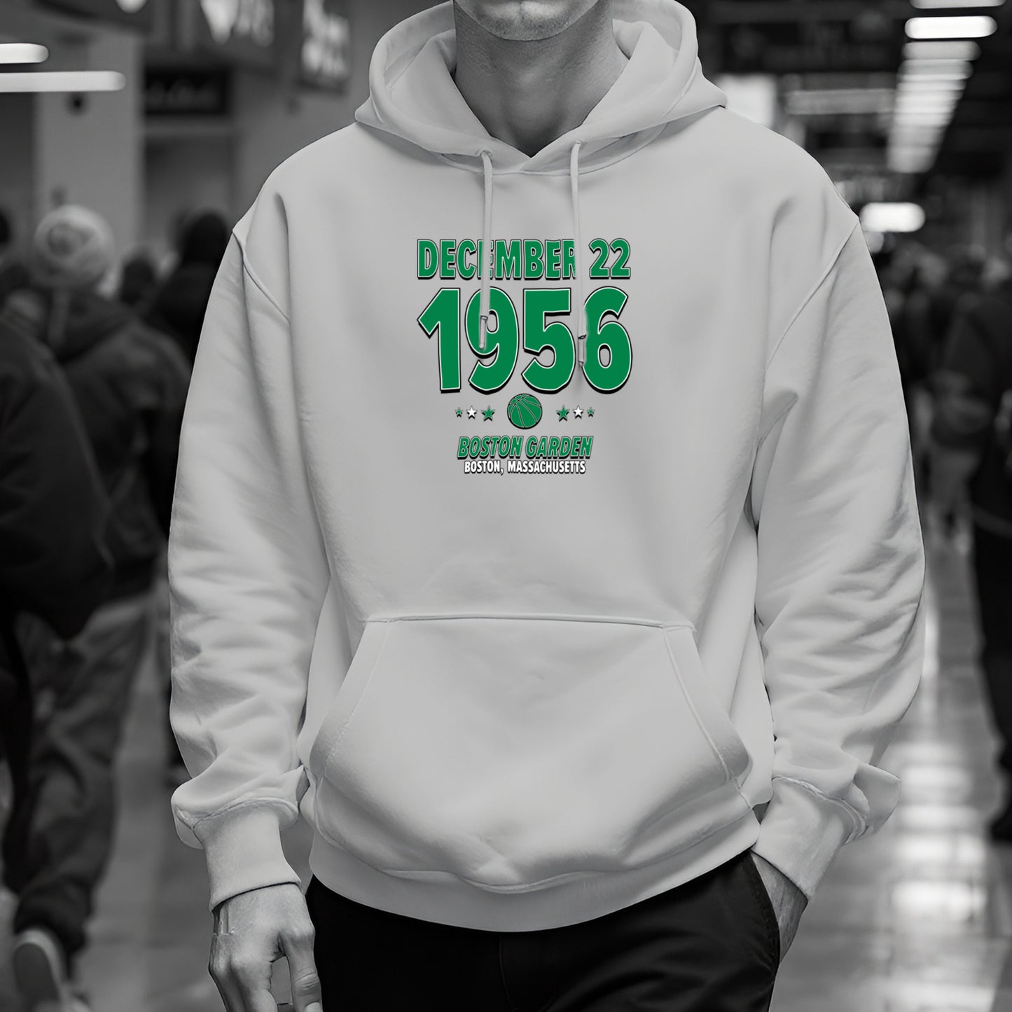 Boston Basketball – December 22, 1956 – Hoodie