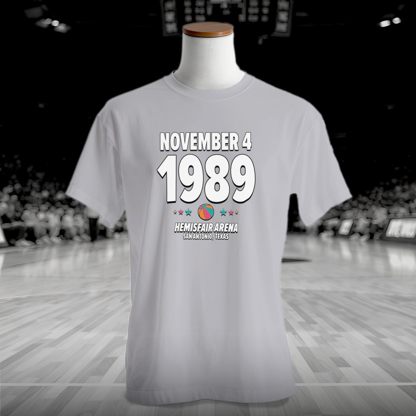 San Antonio Basketball – November 4, 1989 – Origin Tee