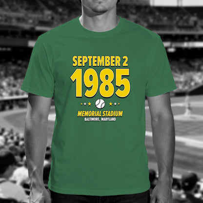 Oakland Baseball – September 2, 1985 – Origin Tee