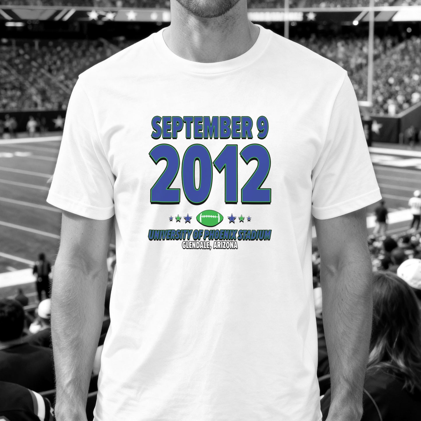Seattle Football – September 9, 2012 – Origin Tee (Black & White)